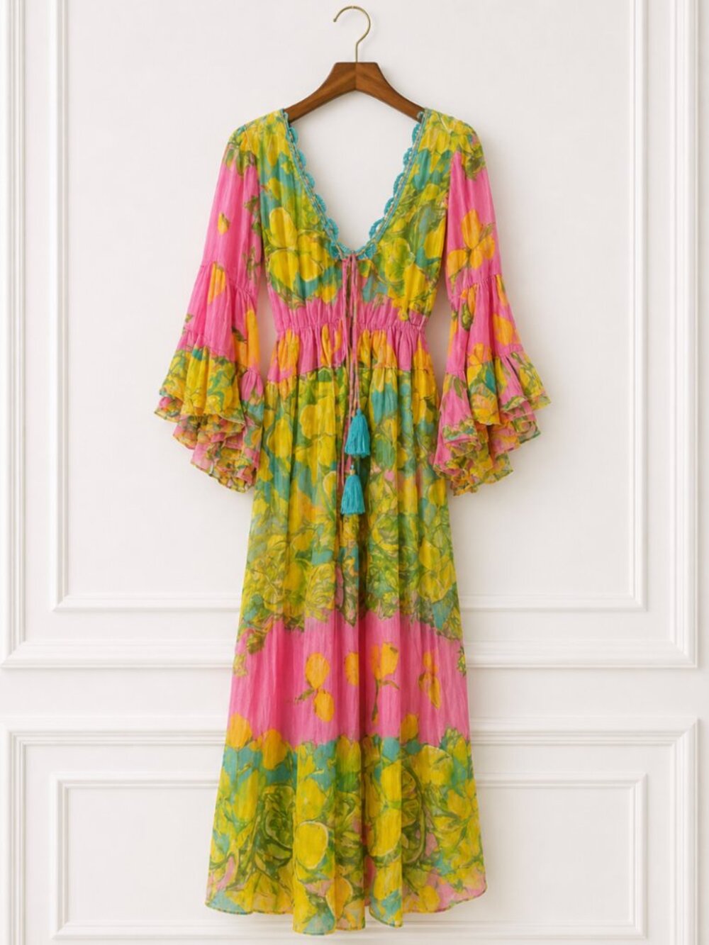 🇮🇹 M/L/XL Dress from Positano Italy - Picture 4 of 5
